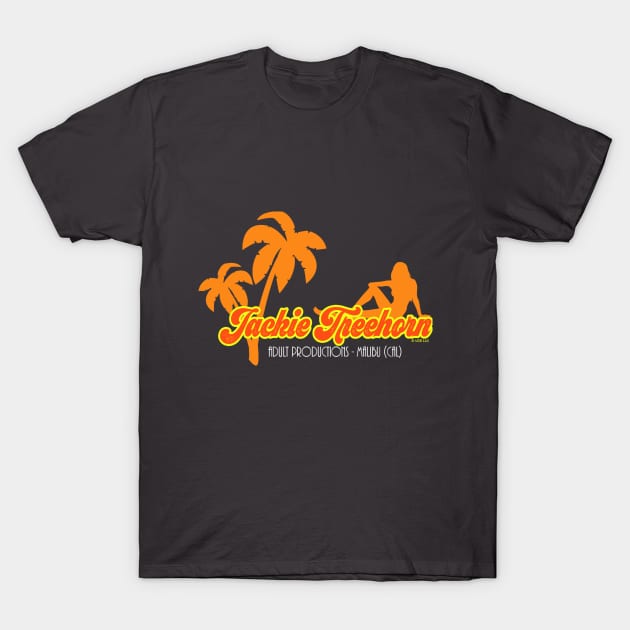 Jackie Treehorn Adult Productions T-Shirt by Cisne Negro